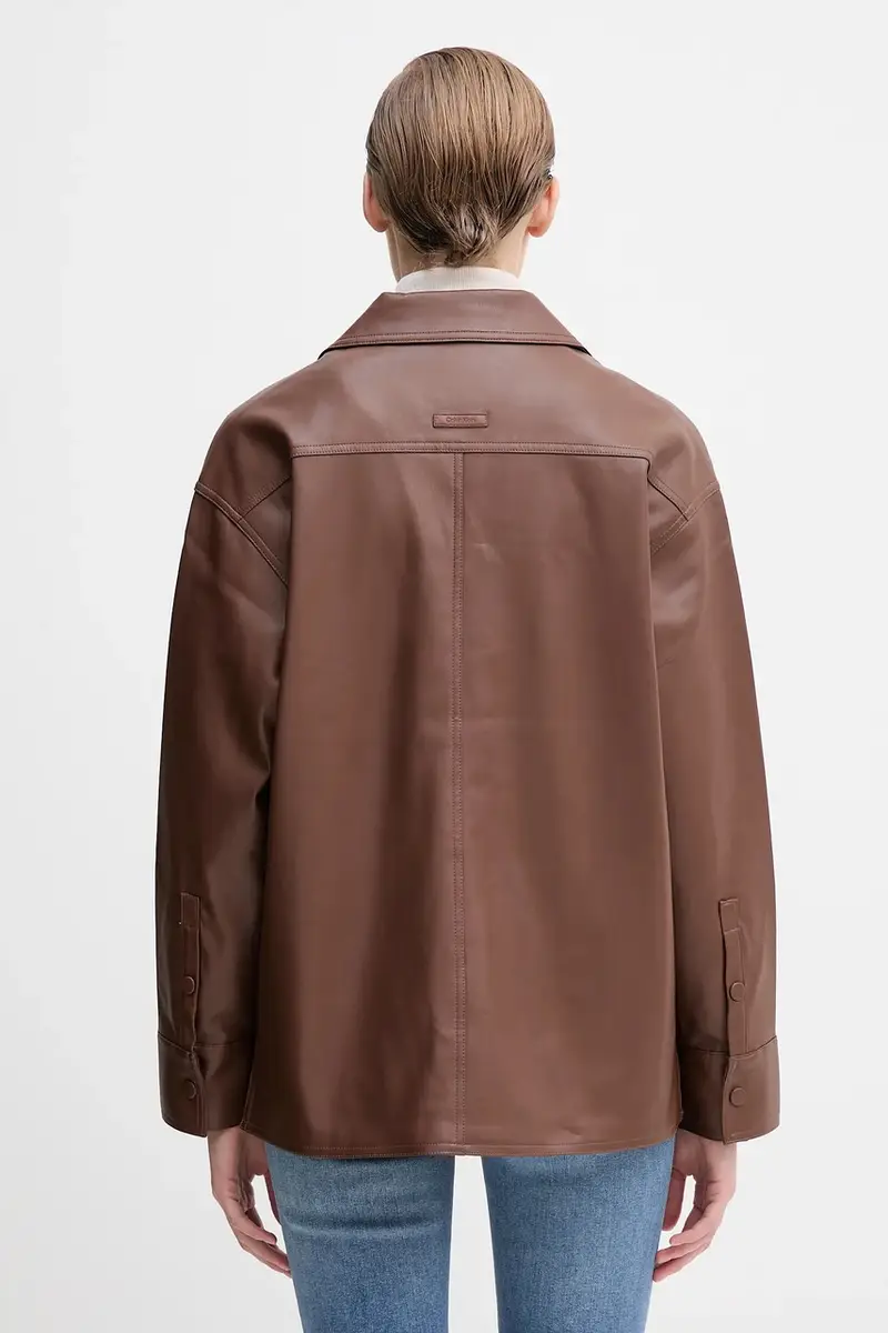 camicia donna colore marrone LV044D165G miniatura 3