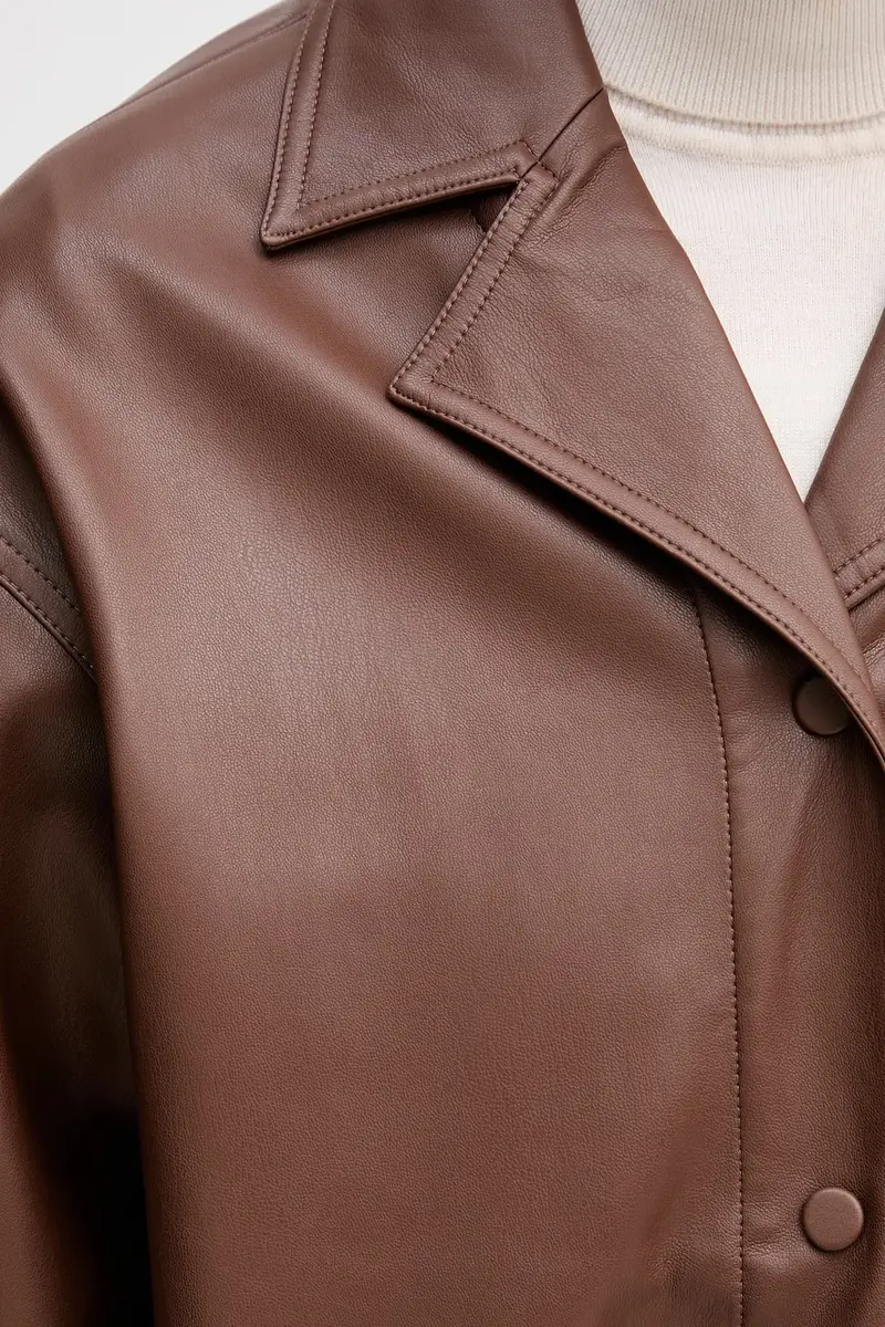 camicia donna colore marrone LV044D165G miniatura 5