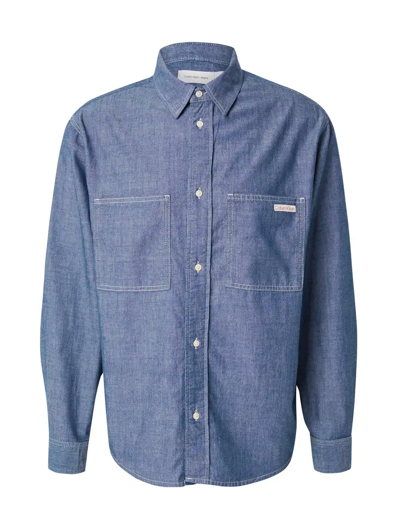 Camicia 'EASY CHAMBRAY' blu denim