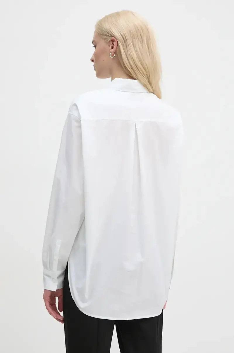 camicia in cotone donna colore beige J20J224436 miniatura 3