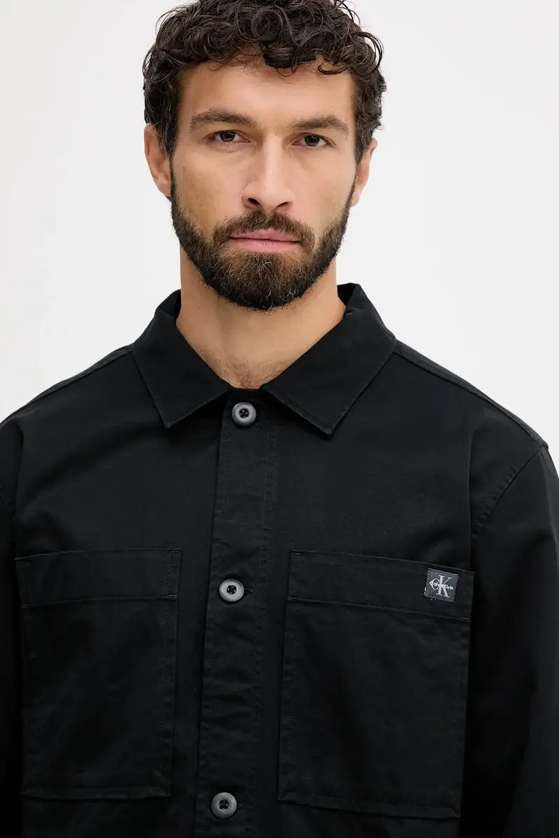 camicia in cotone uomo colore nero LV04RD110G miniatura 4