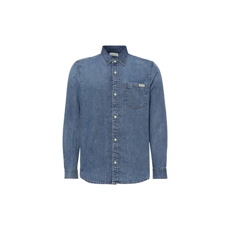 Camicia Uomo Blu Autunno/Inverno Calvin Klein Jeans - blue / S
