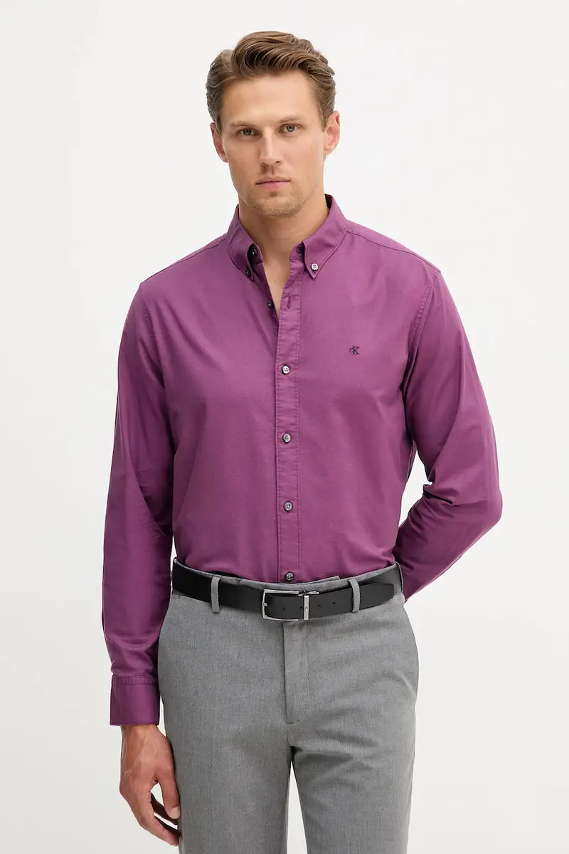 camicia uomo colore bianco LV140EM125 Violetto
