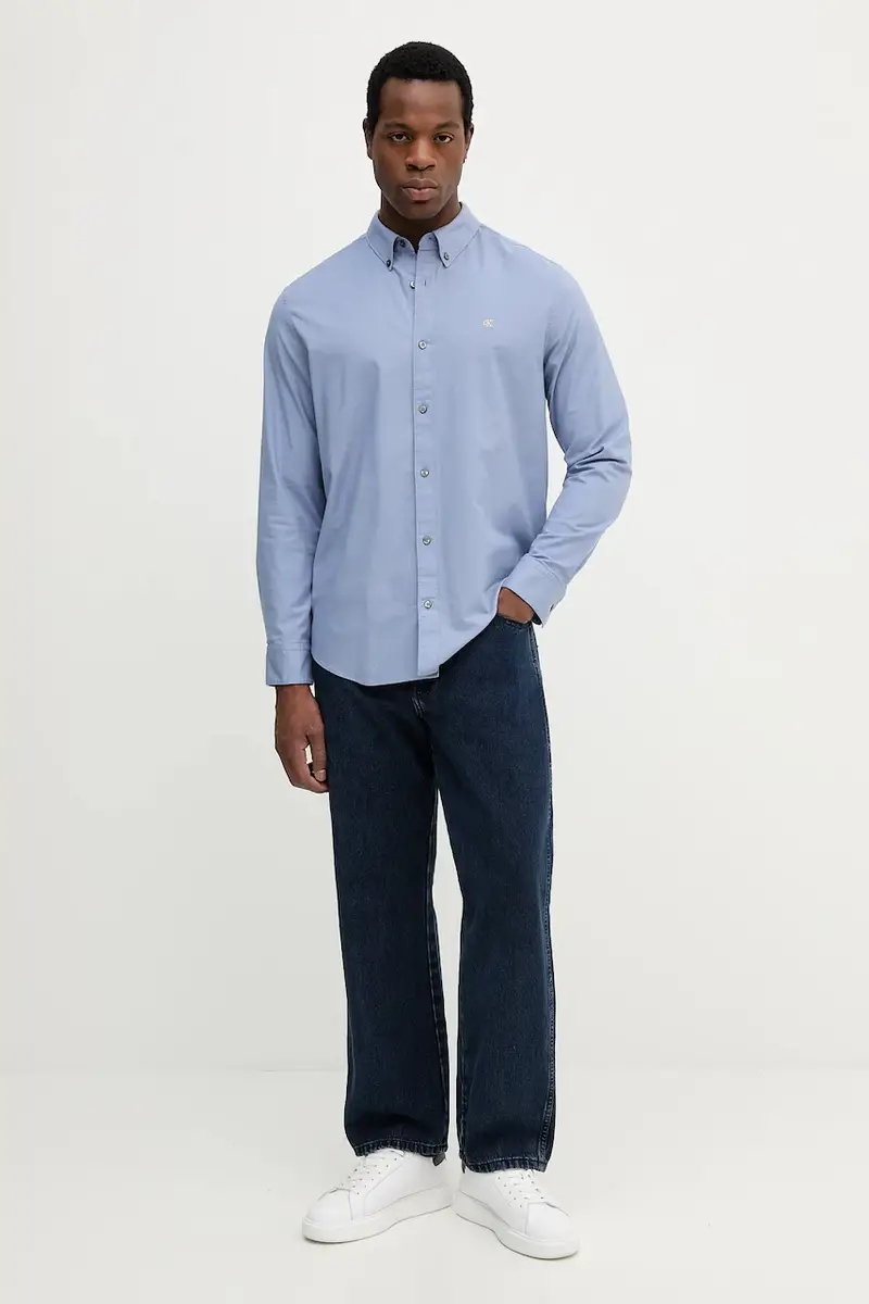 camicia uomo colore blu LV140EM125 miniatura 2