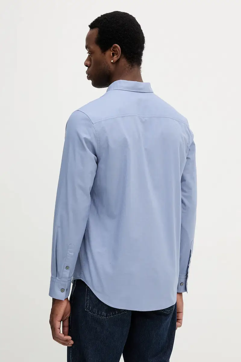 camicia uomo colore blu LV140EM125 miniatura 3