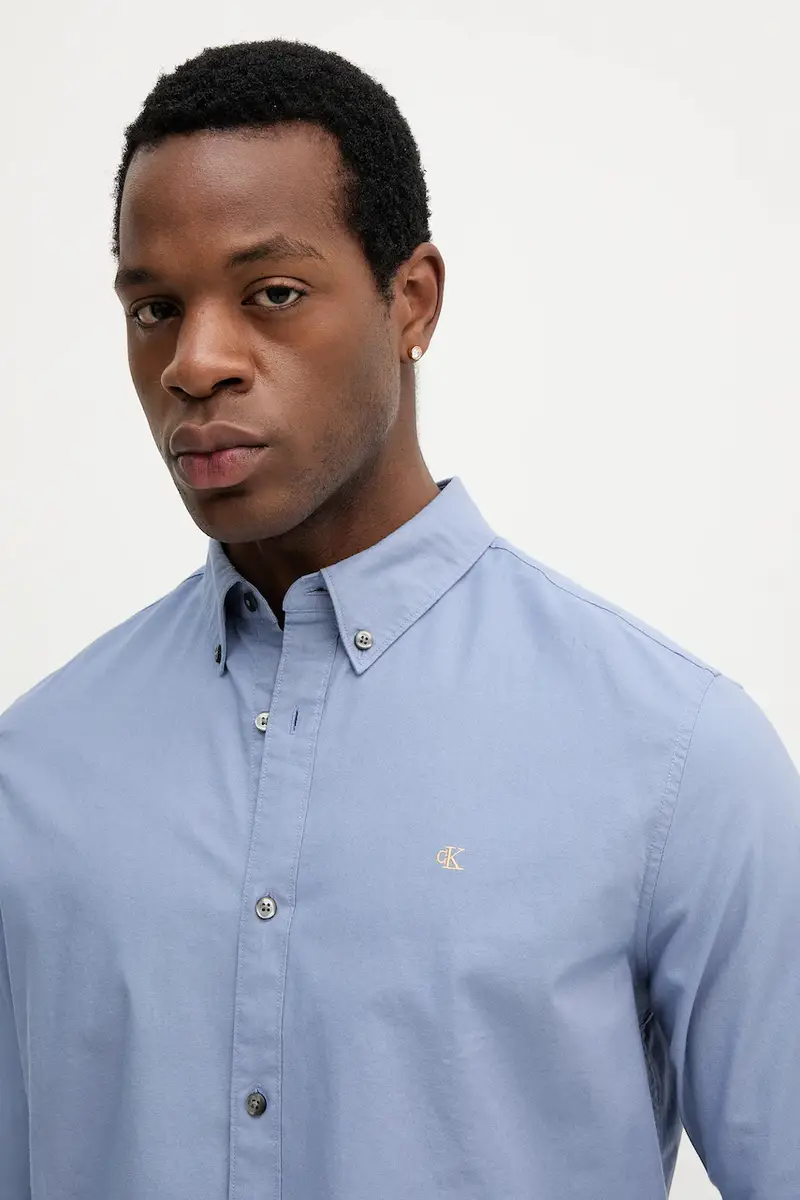 camicia uomo colore blu LV140EM125 miniatura 4