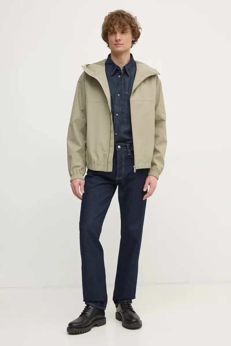 camicia uomo colore blu navy J30J326584 miniatura 3