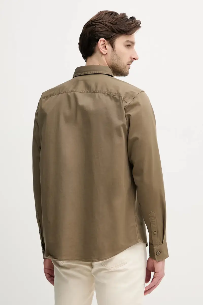 camicia uomo colore verde J30J327585 miniatura 3