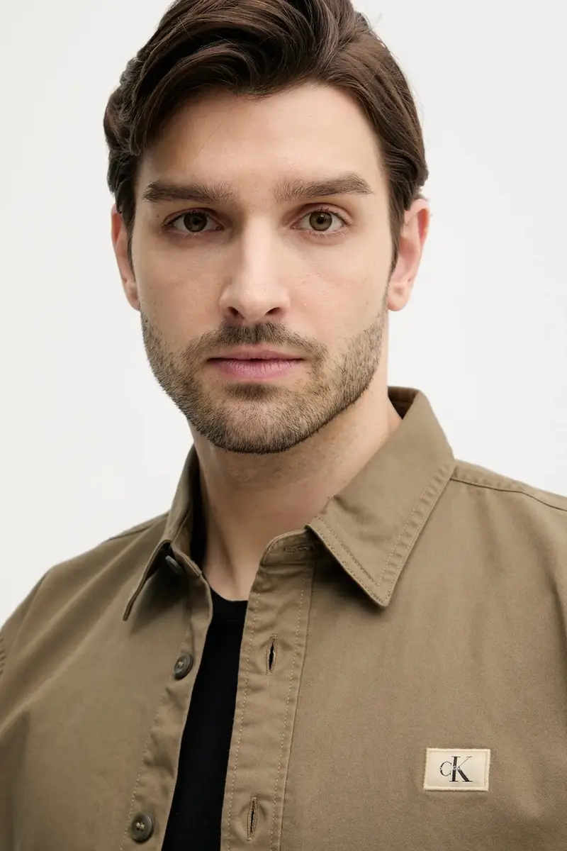 camicia uomo colore verde J30J327585 miniatura 4