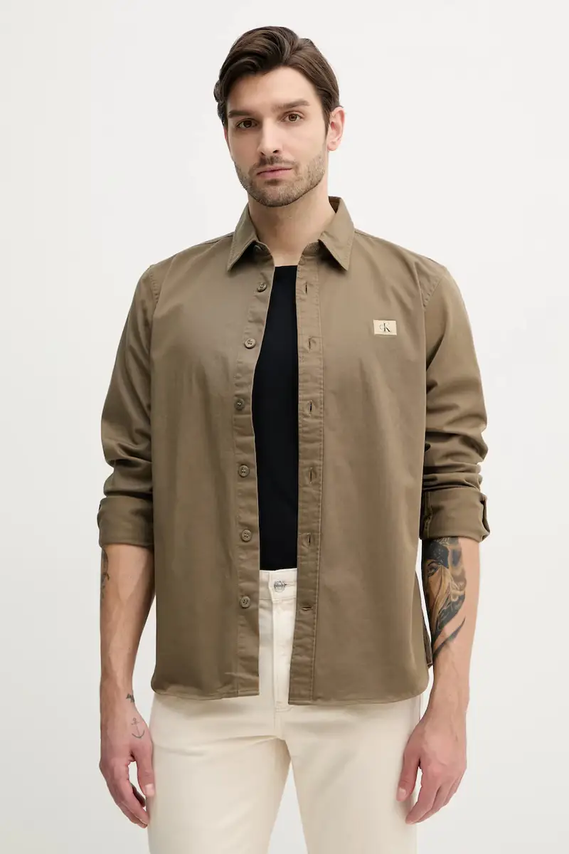 camicia uomo colore verde J30J327585