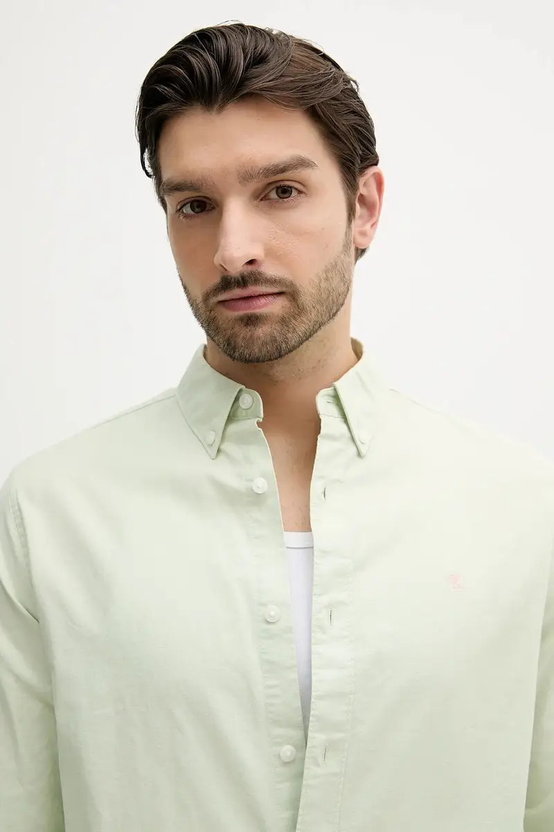 camicia uomo colore verde LV140EM125 miniatura 4