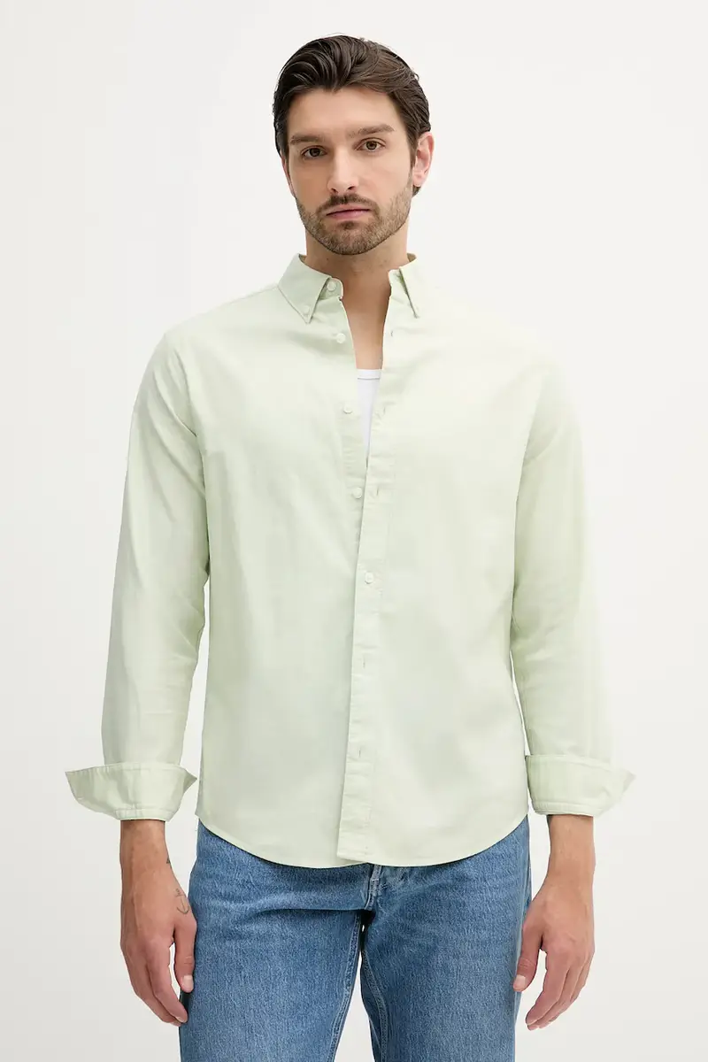 camicia uomo colore verde LV140EM125