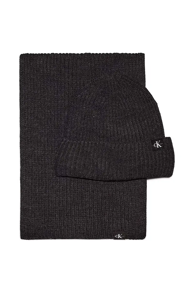 cappello e sciarpa bambini colore nero IU0IU00638 miniatura 2