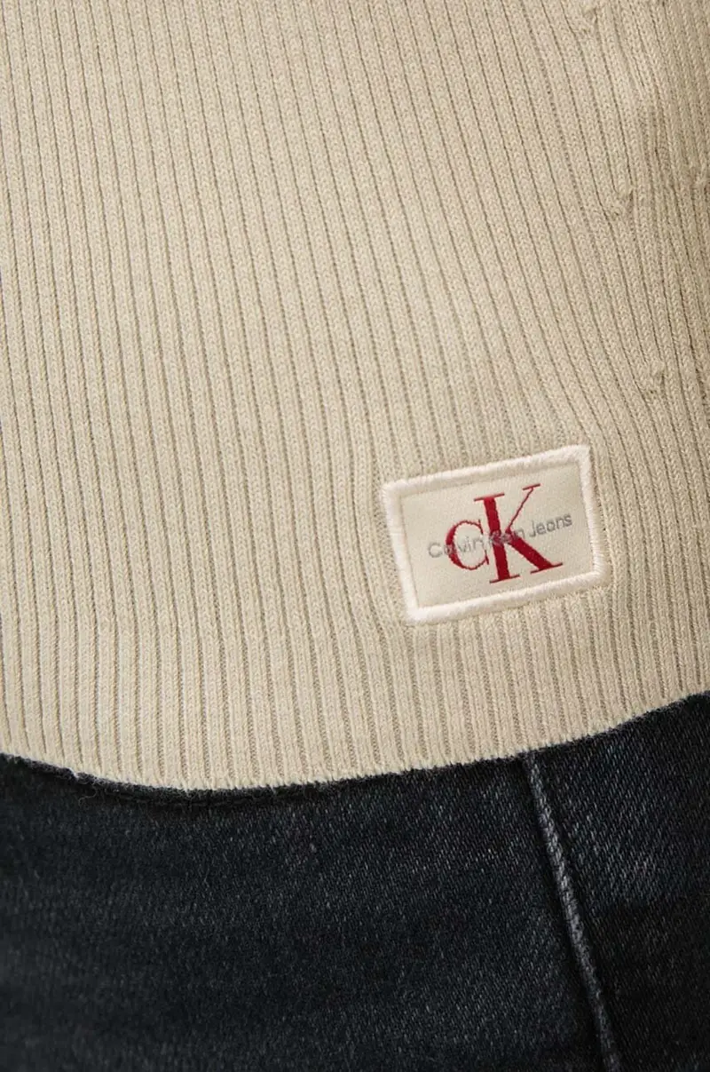 Calvin Klein Jeans Jeans Donna Verde 3668421 miniatura 5