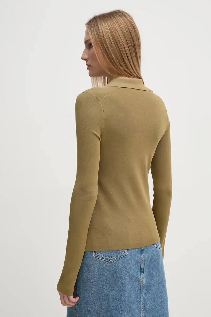 Calvin Klein Jeans Jeans Donna Verde 3668617 miniatura 3