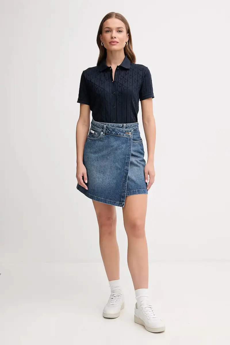 Calvin Klein Jeans Jeans Donna Blu 3767888 miniatura 2