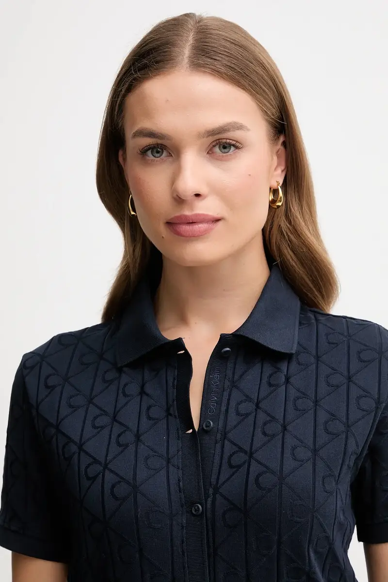 Calvin Klein Jeans Jeans Donna Blu 3767888 miniatura 4