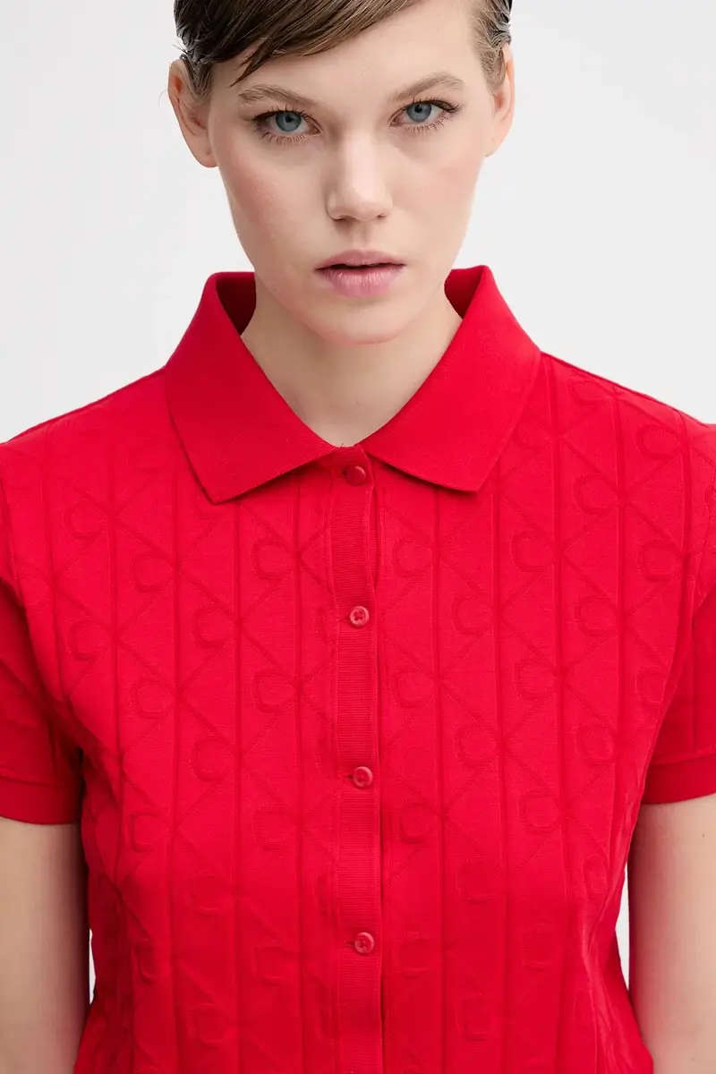 Calvin Klein Jeans Jeans Donna Rosso 3779946 miniatura 4