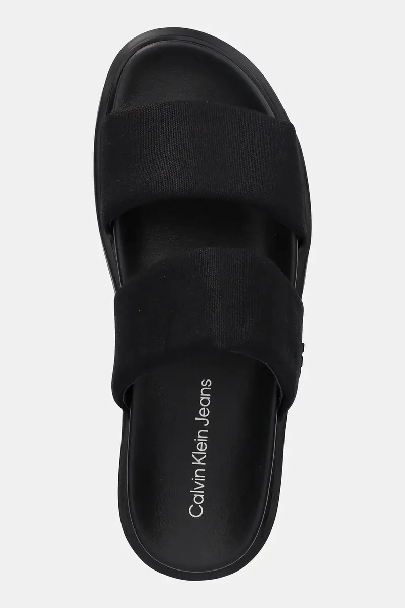 ciabatte slide FLAT MOLDED DBL BAR SANDAL CV uomo colore nero YM0YM01222 miniatura 4