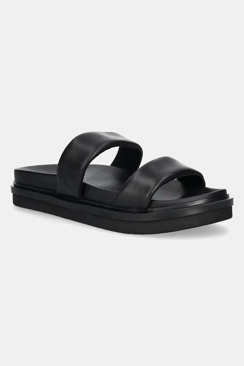 ciabatte slide FLAT MOLDED DOUBLEBAR SANDAL LTH uomo colore nero YM0YM01226