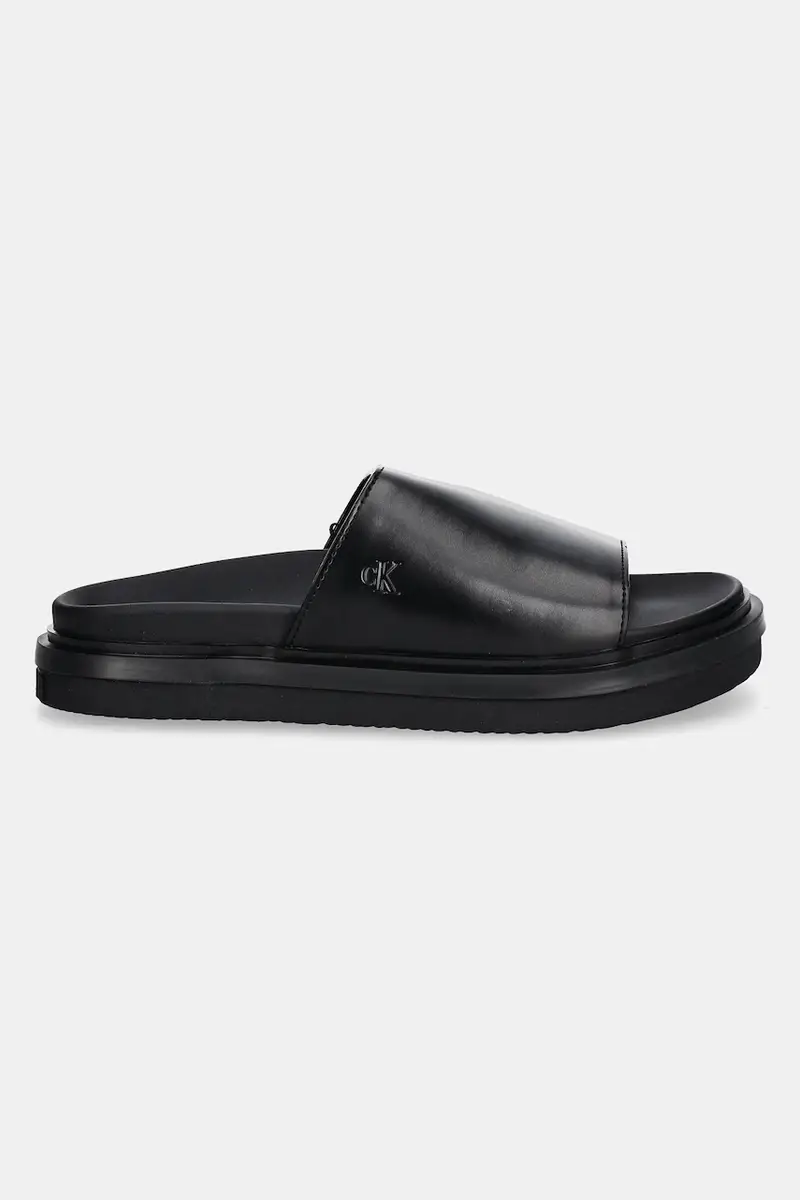 ciabatte slide FLAT MOLDED SANDAL SLIDE donna colore nero YW0YW01710 miniatura 2