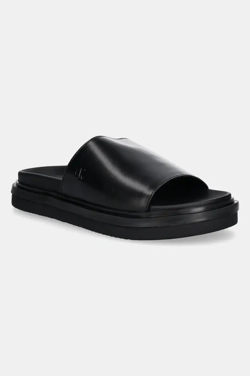 ciabatte slide FLAT MOLDED SANDAL SLIDE donna colore nero YW0YW01710