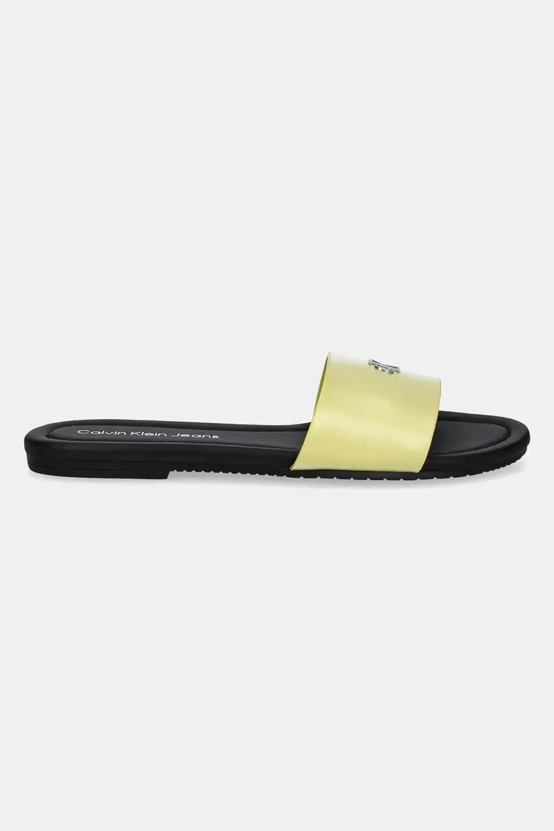 ciabatte slide FLAT SANDAL SLIDE MG donna colore giallo YW0YW01697 miniatura 2