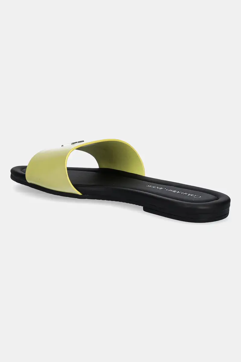 ciabatte slide FLAT SANDAL SLIDE MG donna colore giallo YW0YW01697 miniatura 3