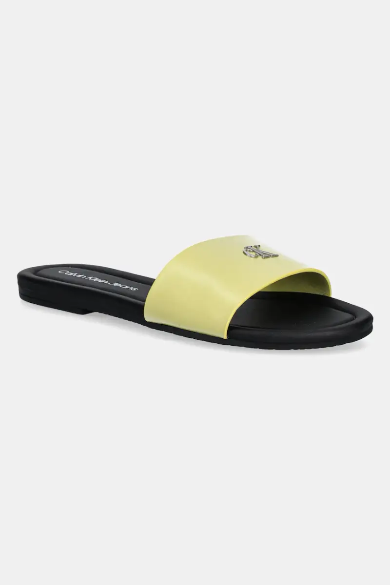 ciabatte slide FLAT SANDAL SLIDE MG donna colore giallo YW0YW01697