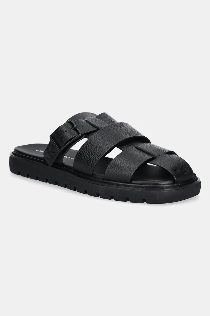ciabatte slide SQ MOLDED SANDAL FISHERMAN uomo colore nero YM0YM01220