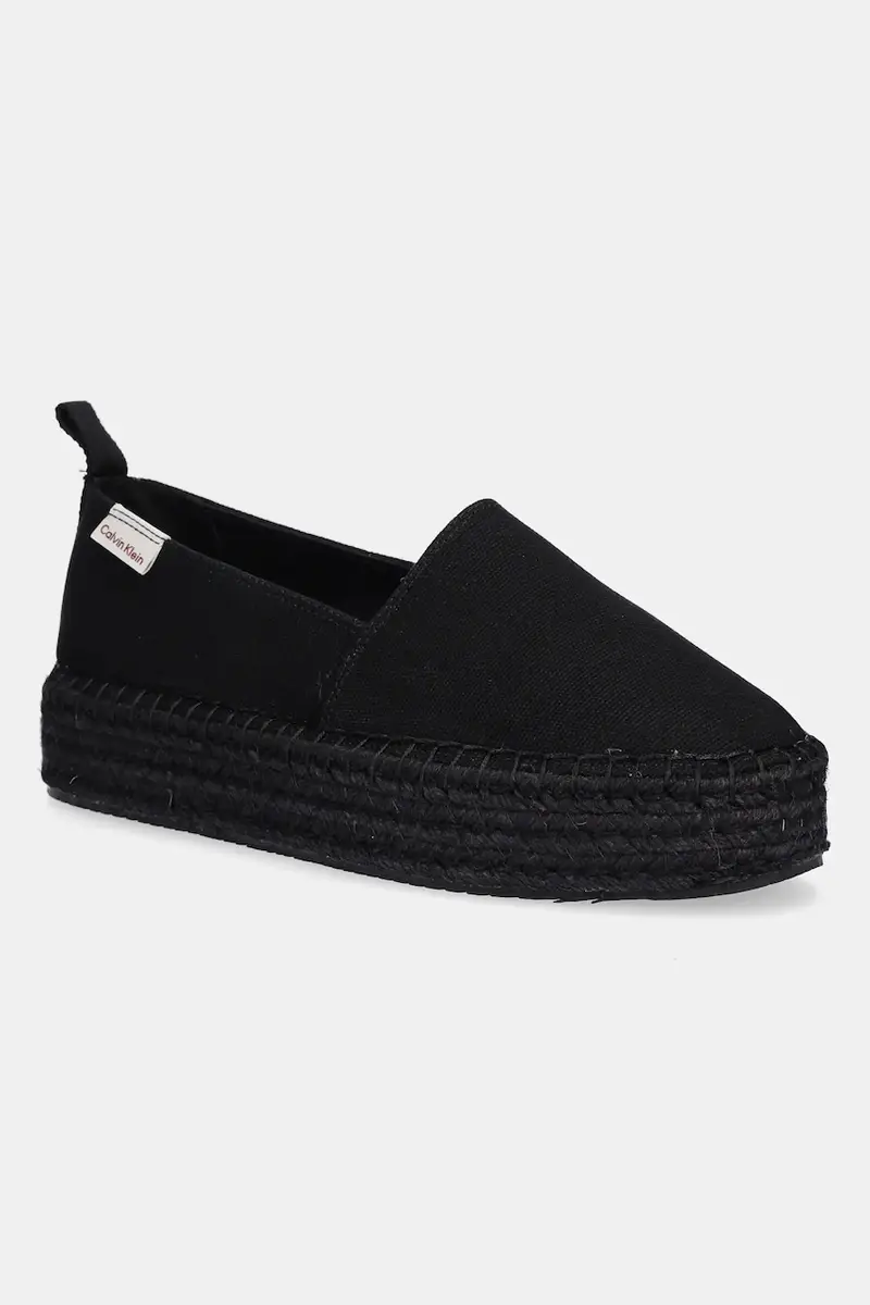 espadrillas PLATFORM ESPADRILLE ML CS colore nero YW0YW01871