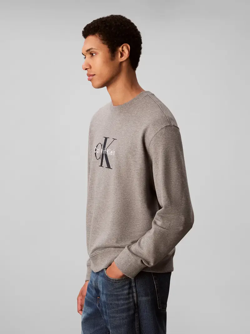 Felpa antracite / grigio scuro / bianco miniatura 3