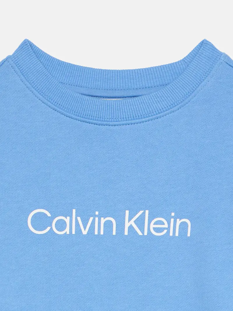 Felpa blu / bianco miniatura 3