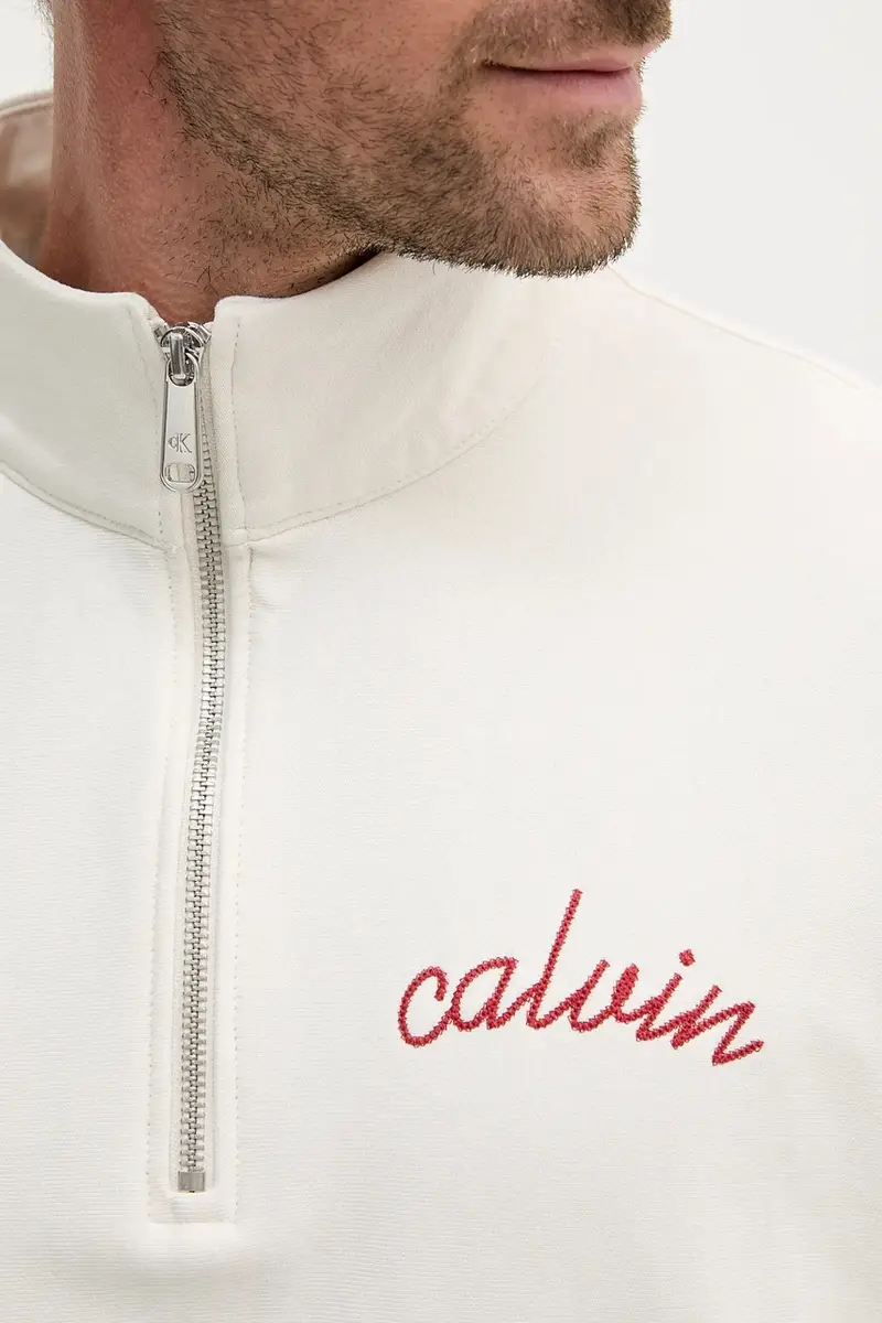 felpa con cotone colore beige LV04RC227G miniatura 5