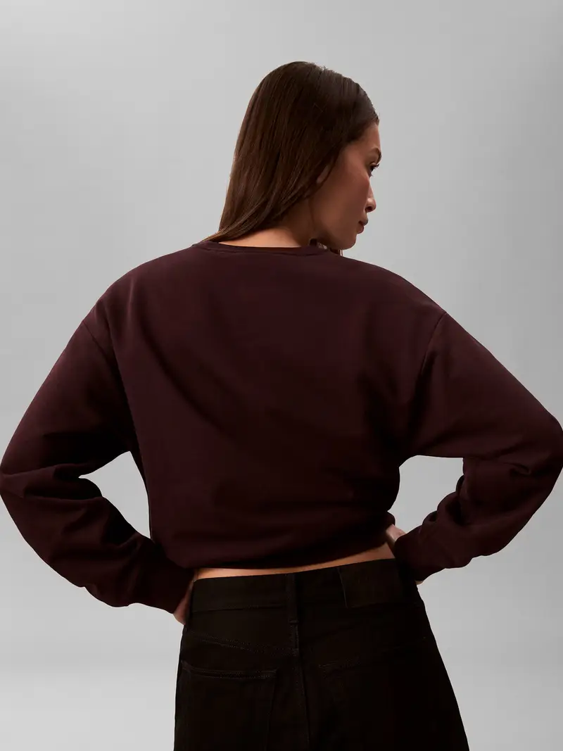 Felpa crema / marrone / bianco miniatura 3