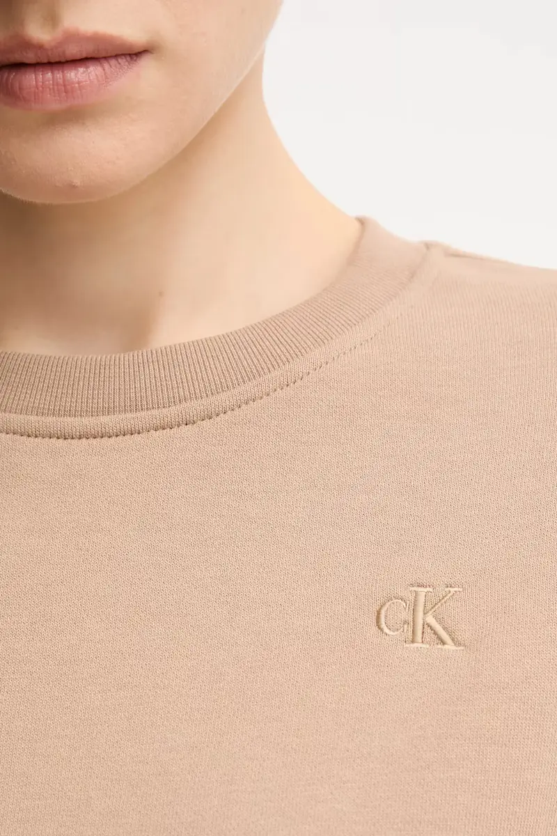 felpa donna colore beige LV047B236G miniatura 5