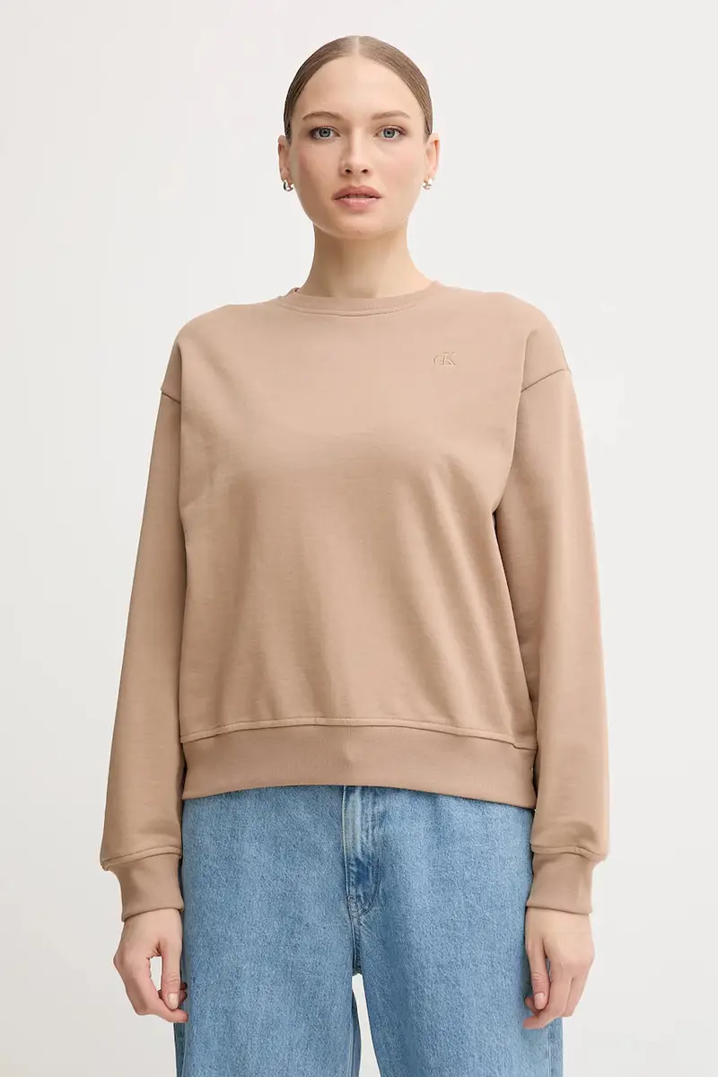 felpa donna colore beige LV047B236G