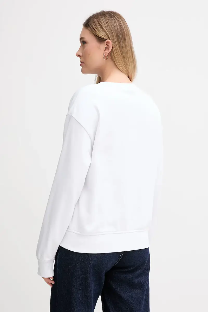 felpa donna colore bianco LV047B234G miniatura 2