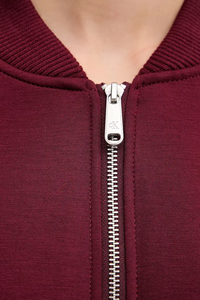 felpa donna colore granata con applicazione LV047C524G miniatura 5