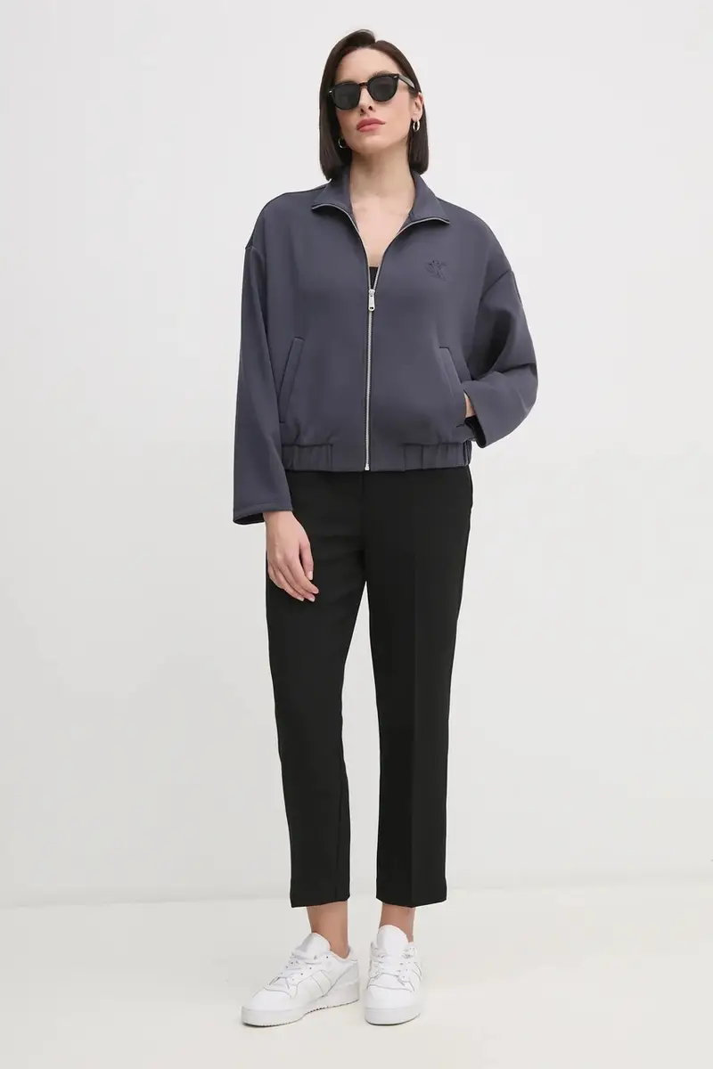 felpa donna colore grigio J20J224993 miniatura 2