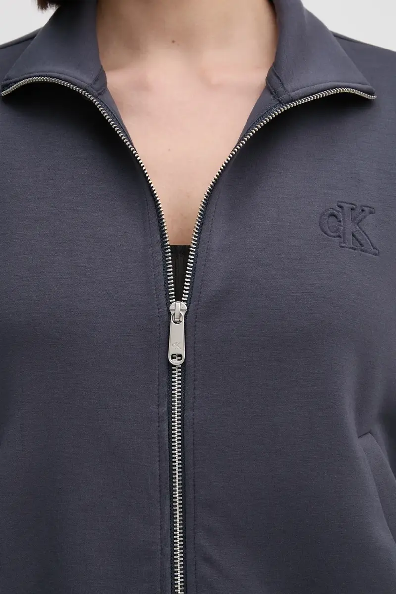 felpa donna colore grigio J20J224993 miniatura 5