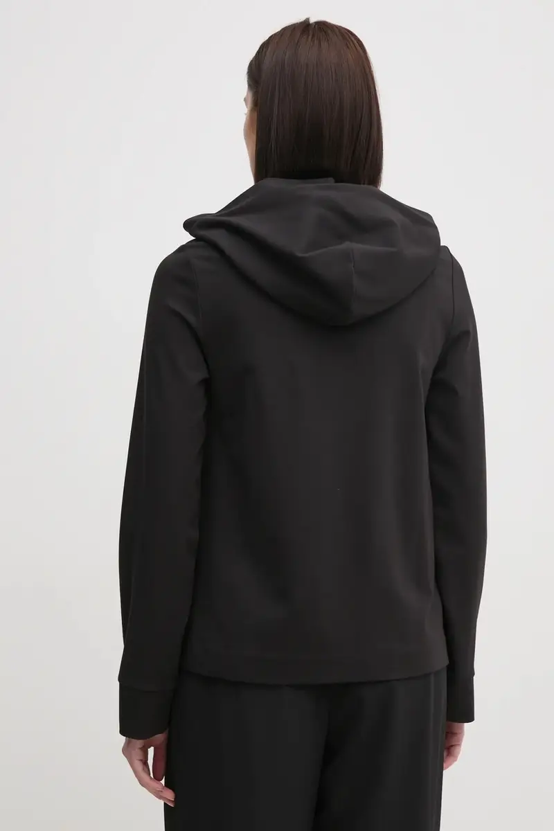 felpa donna colore nero con cappuccio J20J224722 miniatura 3