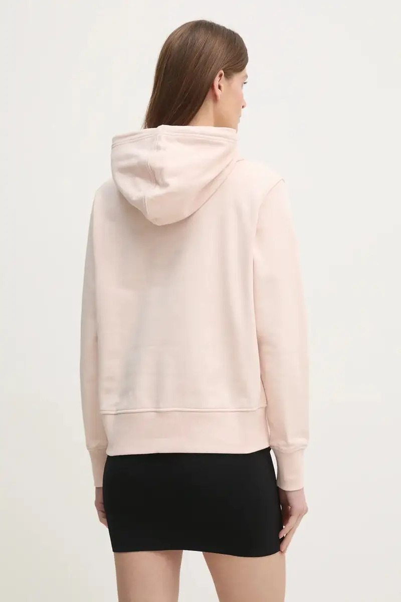 felpa donna colore rosa con cappuccio J20J225358 miniatura 3