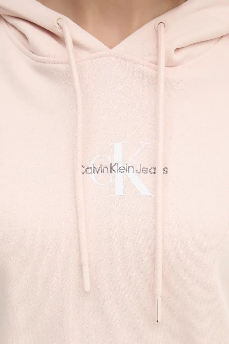 felpa donna colore rosa con cappuccio J20J225358 miniatura 5