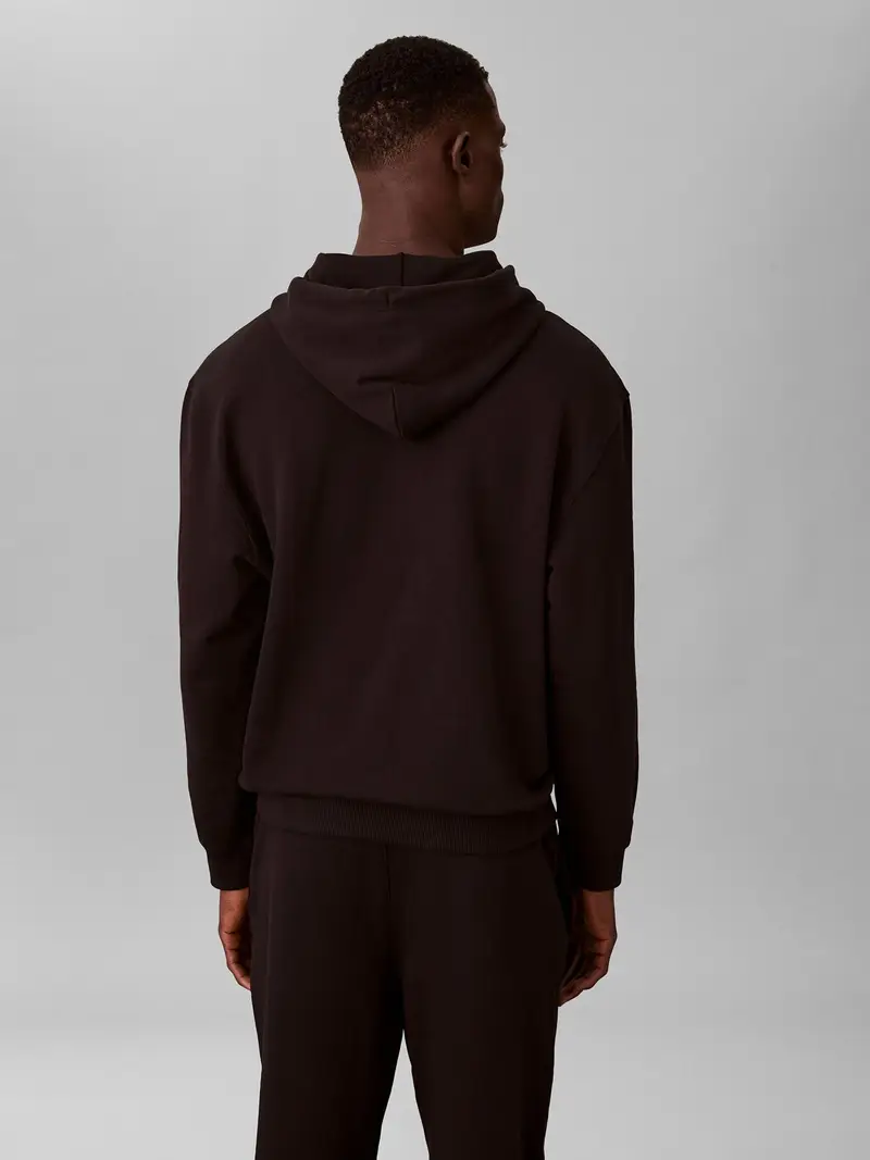 Felpa granatina / nero / bianco miniatura 3