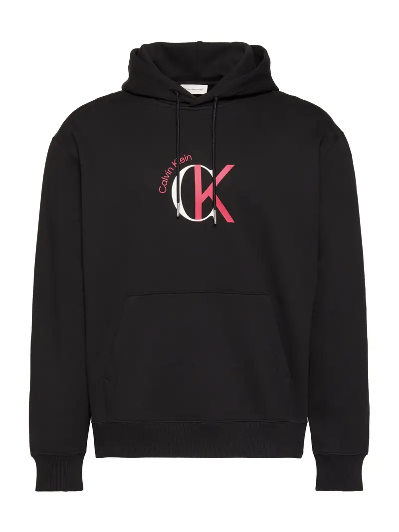 Felpa granatina / nero / bianco