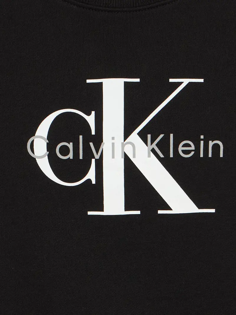 Felpa grigio chiaro / nero / bianco miniatura 3