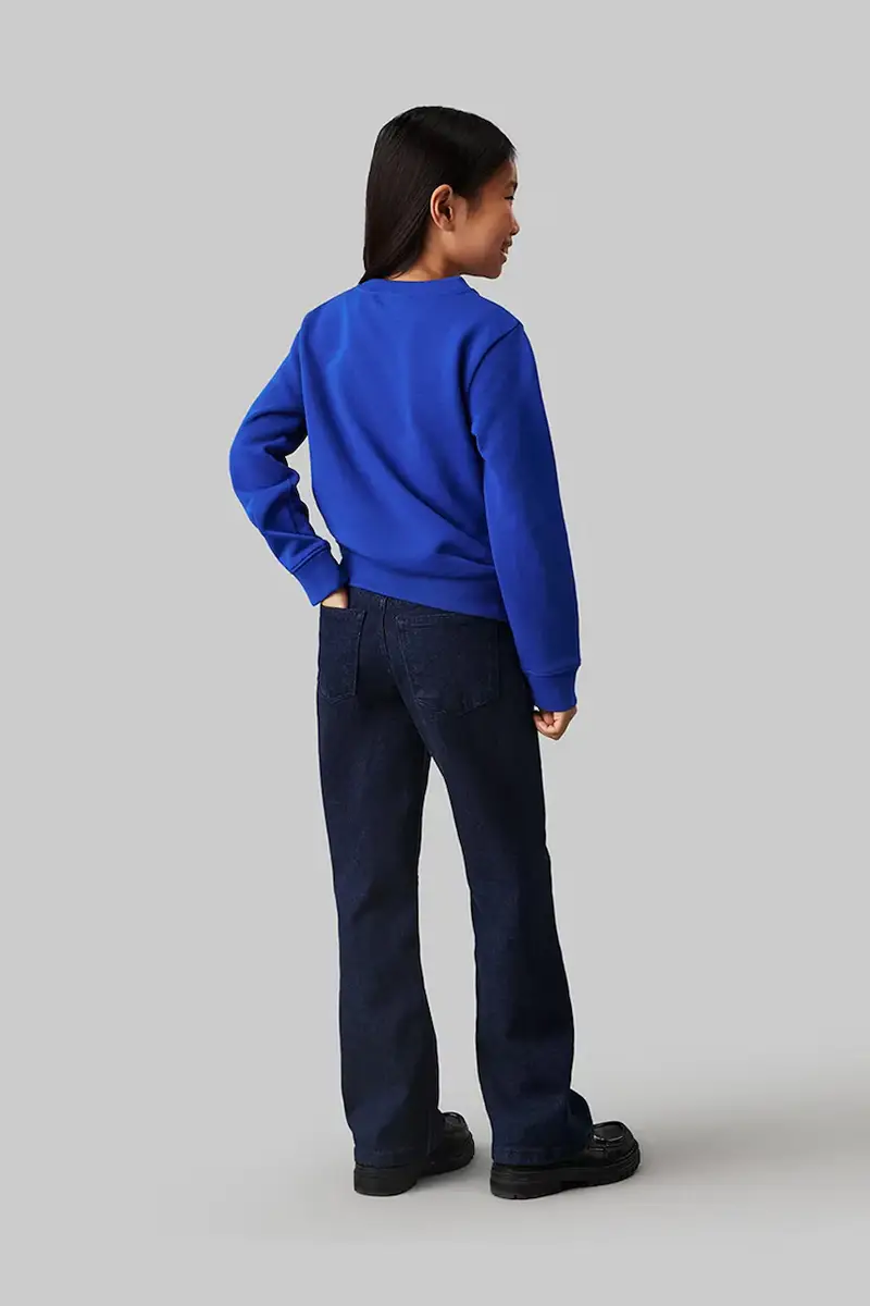 felpa in cotone bambino/a 0 colore blu IU0IU00686 miniatura 3