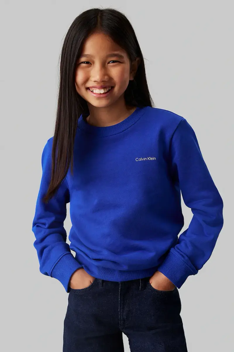 felpa in cotone bambino/a 0 colore blu IU0IU00686