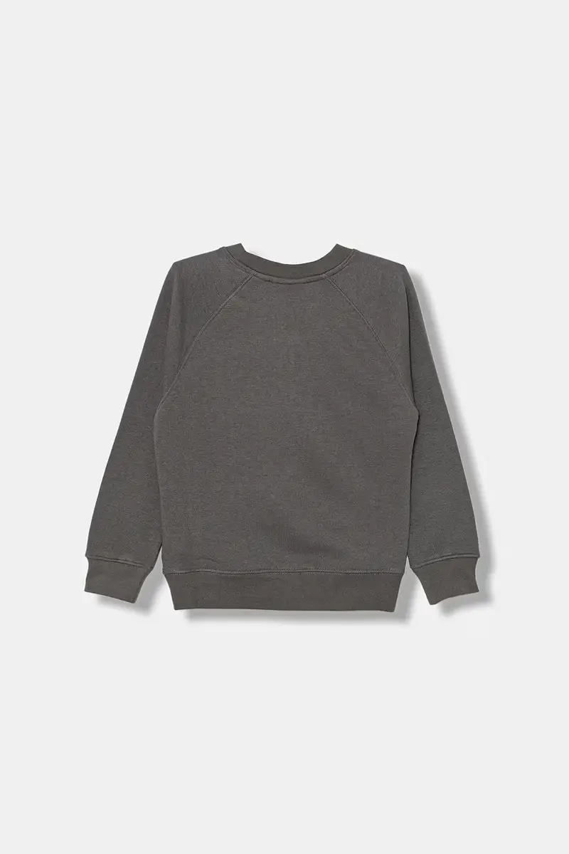 felpa in cotone bambino/a colore grigio IB0IB02599 miniatura 2